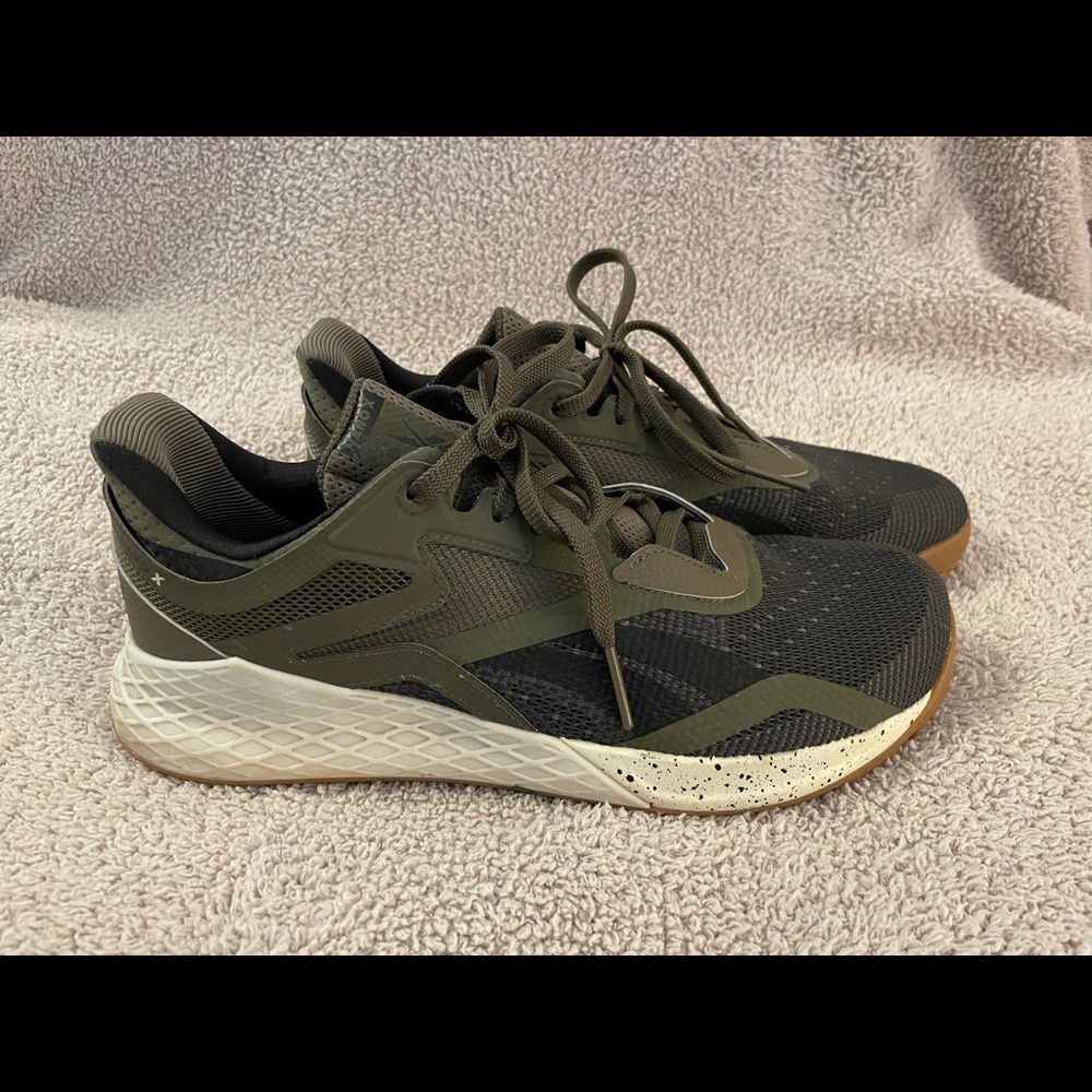 Reebok Nano X, Olive, Size 10